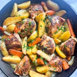 chicken and potatoes skillet