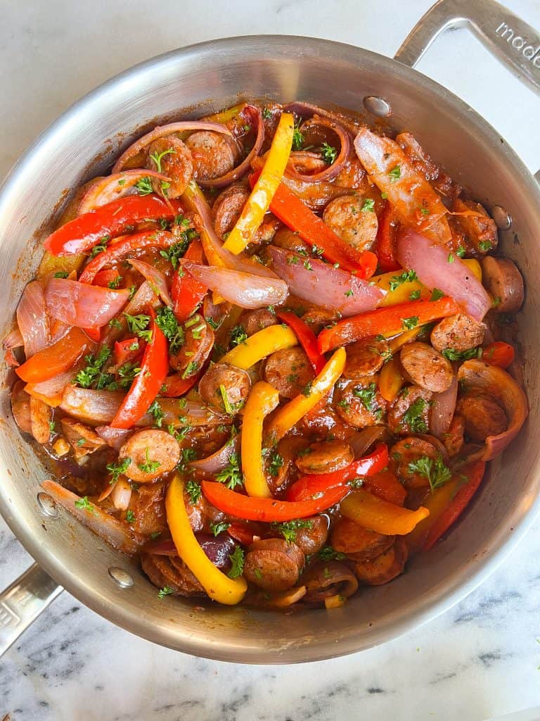 whole30sausagepeppers